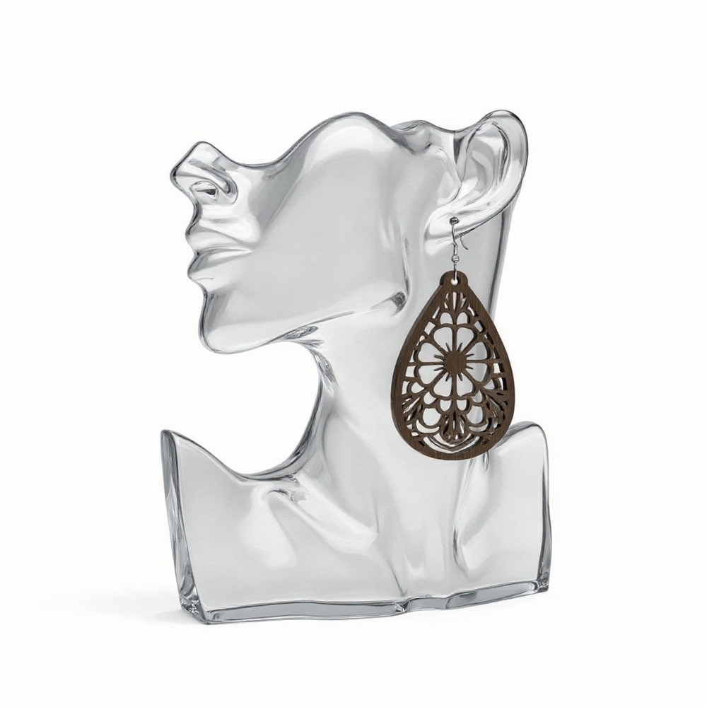 Dream Catcher ▪︎ Wood Enriched Laser Cut Earringz
